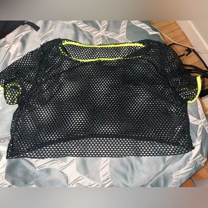 Swim cropped shirt